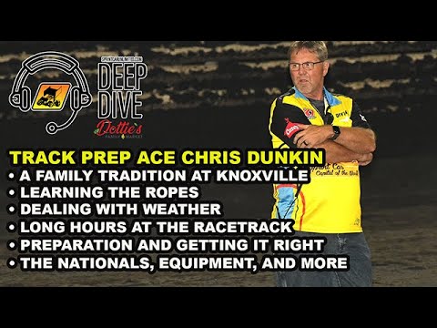 SprintCarUnlimited.com Deep Dive presented by Dottie's Family Market: Track prep ace Chris Dunkin - dirt track racing video image