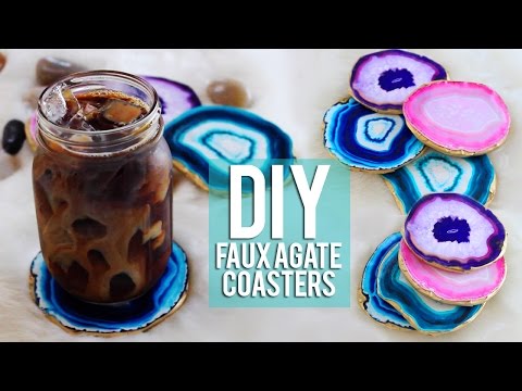 DIY Faux Agate Coasters TUMBLR Inspired - UC6gqv2Naj9JiowZgHfPstmg