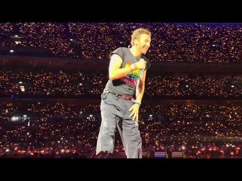 Coldplay Fix You Wembley Stadium 4th September 2025