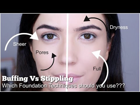 Buffing Vs Stippling Foundation | Which Foundation Techniques should you use!? - UC-1-zPmT368J8JRbsK_1keA