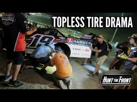 Can’t Believe that Happened! Tire Fiasco at Batesville’s Topless 100 - dirt track racing video image
