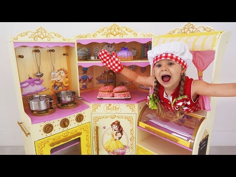 Roma and Diana Playing Cafe | Compilation video with food toys