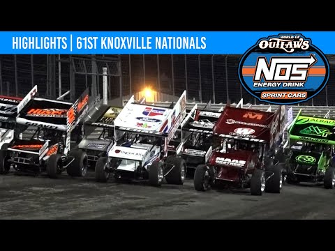World of Outlaws NOS Energy Drink Sprint Cars, Knoxville Raceway August 13, 2022 | HIGHLIGHTS - dirt track racing video image