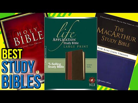 7 Best Study Bibles 2017 - UCXAHpX2xDhmjqtA-ANgsGmw