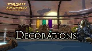 The Academy - "How do I get decorations for my stronghold?"