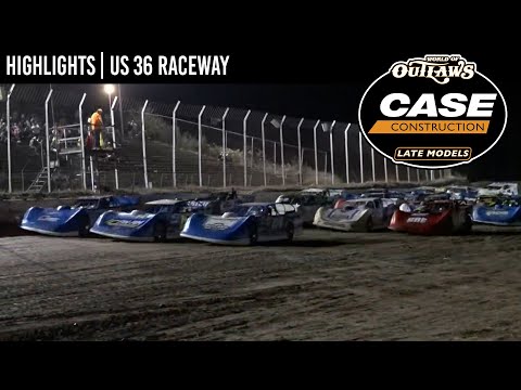 World of Outlaws CASE Late Models at U.S. 36 Raceway October 23, 2022 | HIGHLIGHTS - dirt track racing video image