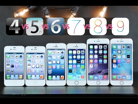 iPhones Compared on Original iOS Versions - iOS 4 vs 5 vs 6 vs 7 vs 8 vs 9! - UCj34AOIMl_k1fF7hcBkD_dw