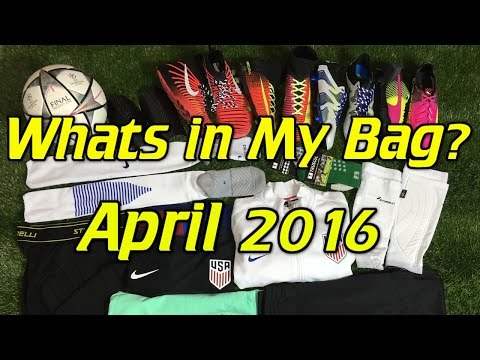 What's In My Soccer Bag - April 2016 - UCUU3lMXc6iDrQw4eZen8COQ