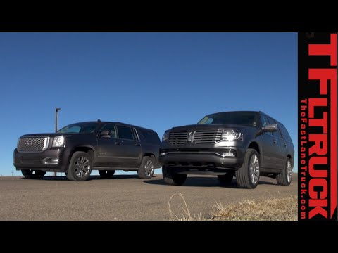 2015 Lincoln Navigator vs GMC Yukon XL: 0-60 MPH Drag Race & Review - UCO-85LYfB61OP4SRAgpfncw