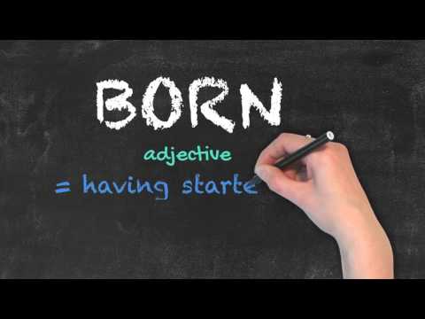 Born vs Borne - English Grammar - Teaching Tips