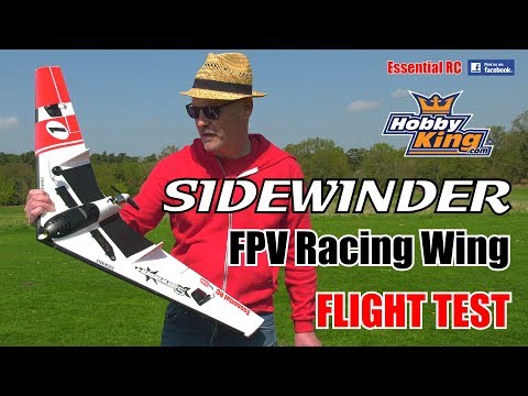 Durafly SIDEWINDER FPV Racing Wing RC airplane: ESSENTIAL RC FLIGHT TEST - UChL7uuTTz_qcgDmeVg-dxiQ