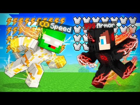 BLACK FLASH Armor JJ vs GODSPEED Armor Mikey in Minecraft - Maizen JJ and Mikey