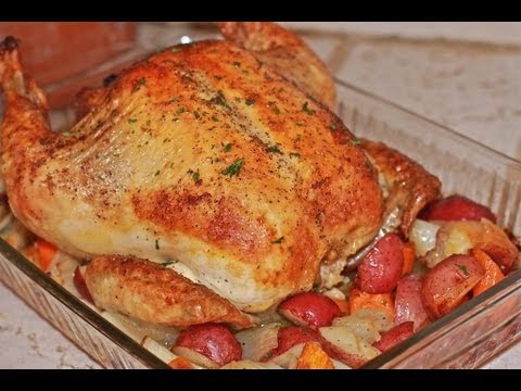 Divas Can Cook - Whole Roasted Chicken & Vegetable Recipe: So Simple