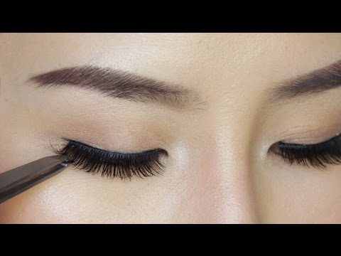 How to Apply False Eyelashes For Beginners - UC0ng0jJflTuJBBH5DGvr1Pw