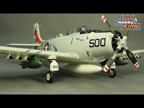 HobbyKing Daily - A-1 Skyraider 1600mm w/Retracts, Flaps & Air Brakes (PNF) - UCkNMDHVq-_6aJEh2uRBbRmw