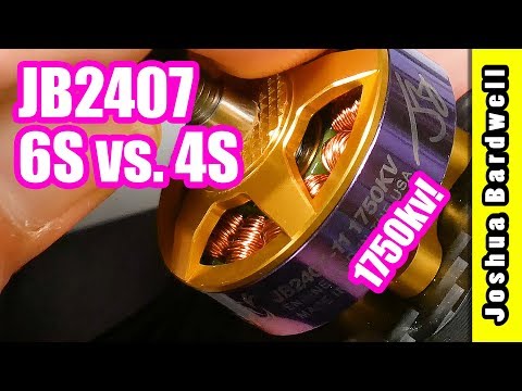 JB2407 Motor v2 | 6S 1750kv vs. 4S 2500kv - UCX3eufnI7A2I7IkKHZn8KSQ