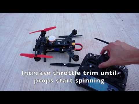 Walkera Runner 250 FPV Racer RTF - Avoiding Flip-of-Death / Death Roll with Throttle Trim - UCWgbhB7NaamgkTRSqmN3cnw