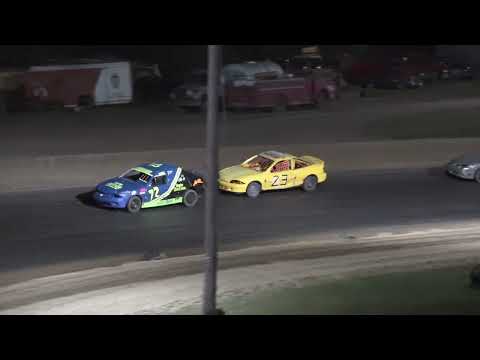 Flinn Stock A-Feature at Crystal Motor Speedway, Michigan on 06-25-2022!! - dirt track racing video image