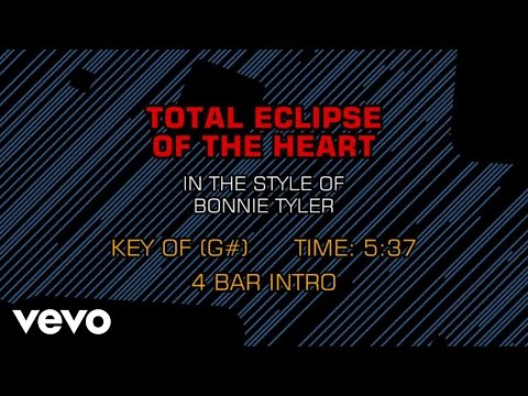 Bonnie Tyler - Total Eclipse Of The Heart (Karaoke) - UCQHthJbbEt6osR39NsST13g