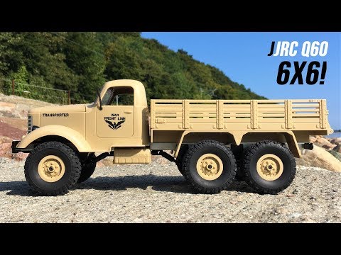 JJRC Q60 Transporter-1 Unboxing & First Run! NEW 6X6 1/16 RC Military Truck! Courtesy of Geekbuying! - UCHcR-O2hVrKGKRYvN1KUjOg