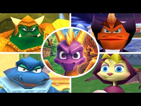 Spyro Trilogy - All Bosses + Cutscenes (No Damage) - UC-2wnBgTMRwgwkAkHq4V2rg