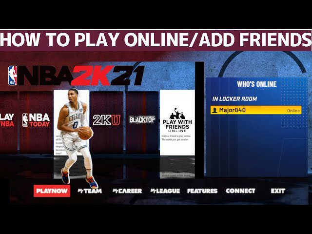 How to Play NBA 2K21 Online With Friends