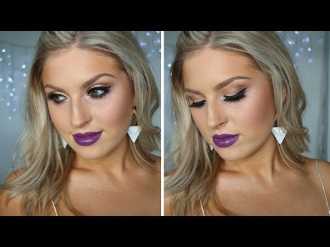 Chit Chat GRWM ♡ Gold Eyes & Purple Lips! - UCMpOz2KEfkSdd5JeIJh_fxw