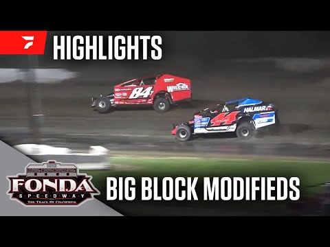 Victory By A Nose | Big Block Modifieds at Fonda Speedway 7/5/25 | Highlights - dirt track racing video image