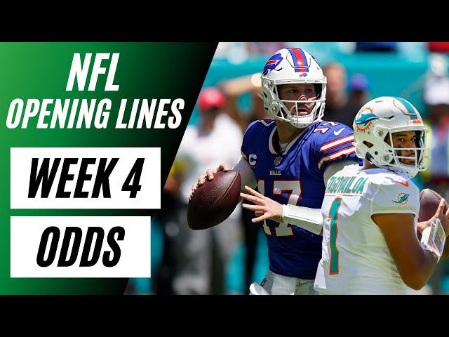 What Are The Nfl Point Spreads This Week?