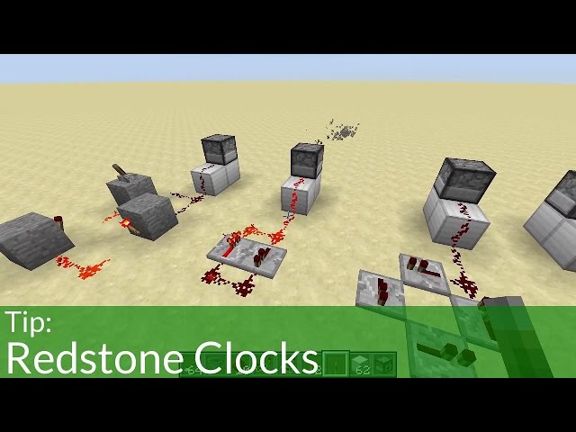 Minecraft Redstone Comparator Recipe - Uses - Clock - Tutorial