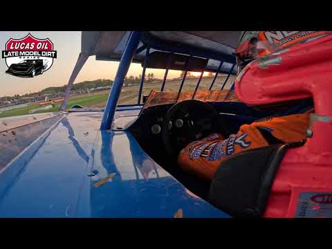 Lucas Oil Late Model Dirt Series | #9 - Nick Hoffman - Qualifying | Brownstown Speedway - dirt track racing video image