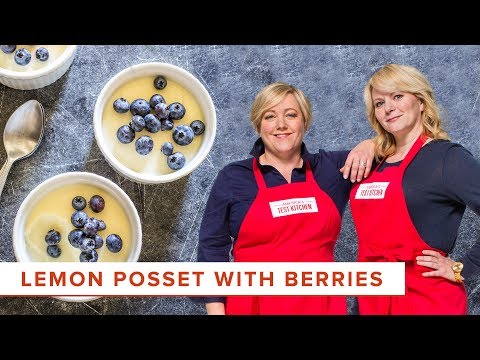 How to Make Lemon Posset with Berries
