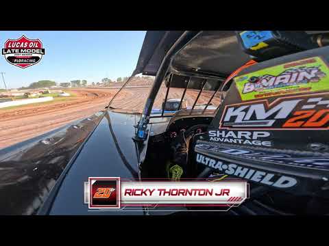 Lucas Oil Late Model Dirt Series | #20RT - Ricky Thornton Jr - Qualifying | Lernerville Speedway - dirt track racing video image