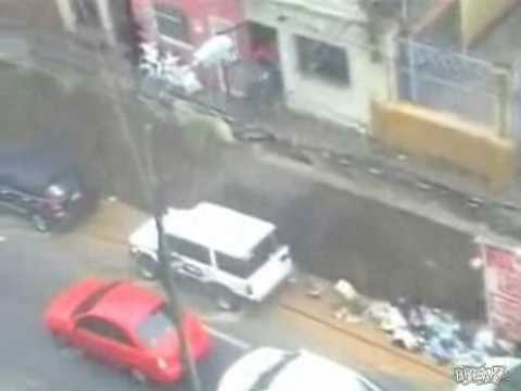 Retaining Wall Crushes Parked Car 