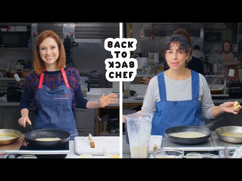 Ellie Kemper Tries to Keep Up with a Professional Chef | Back-to-Back Chef | Bon Appétit - UCbpMy0Fg74eXXkvxJrtEn3w