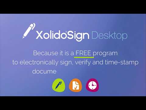 Video von Elektronische Signierung mit XolidoSign Desktop