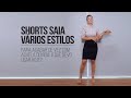 Shorts Saia Preto Justo Alta Compressão Epulari