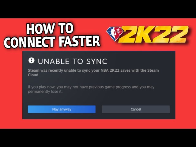 NBA 2K22: How to Fix the “Unable to Synchronize