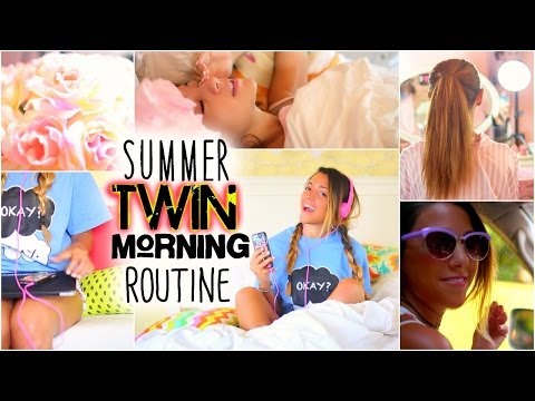 Niki and Gabi's Summer Morning Routine | Twin Edition ♡ - UCuVHOs0H5hvAHGr8O4yIBNQ