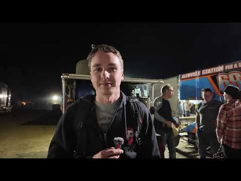 Christopher Bell discusses his second-place in Friday's World of Outlaws event at Volusia - dirt track racing video image