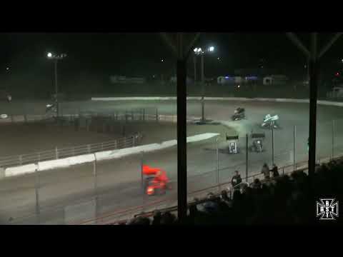 600CC Outlaw Winged Minis Main |El Paso County Raceway| 04.13.2024 - dirt track racing video image