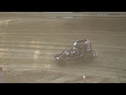 7.22.23 POWRi National Midget League at Southern Illinois Raceway Highlights - dirt track racing video image