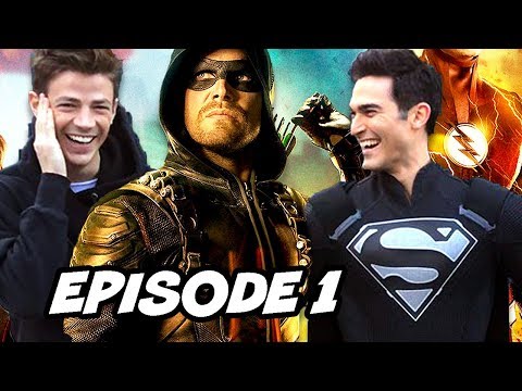 Arrow Season 7 Episode 1 - The Flash Superman Black Suit Teaser - UCDiFRMQWpcp8_KD4vwIVicw