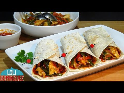 Fajitas de pollo con verduras, una receta ideal para cenas o comidas informales - Loli Domínguez - UC5ONfXPjWgqElh0NZaRJ1tg