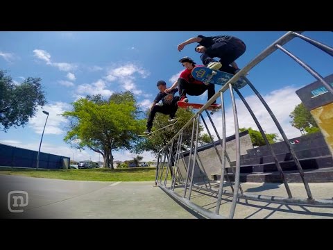 Wacky 5-Stair Session with Skateboarders Garret Spurlock & Richie Amador on NKA - UCsert8exifX1uUnqaoY3dqA