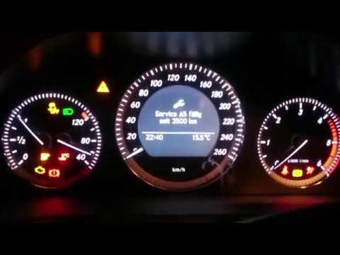 Come Eseguire Il Reset Della Spia Del Service Su Mercedes C220 CDI ...