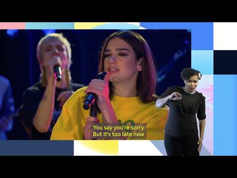 Dua Lipa - IDGAF ft. Charli XCX, Zara Larsson, MØ, Alma - British Sign Language