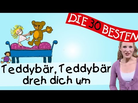 Teddybär, Teddybär dreh dich um - Anleitung zum Bewegen || Kinderlieder