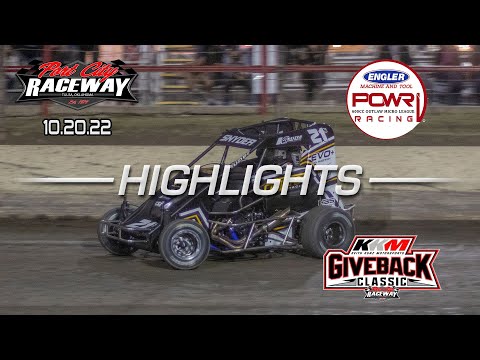 10.20.22 POWRi Outlaw Micro Sprint League Highlights from Port City Raceway - dirt track racing video image