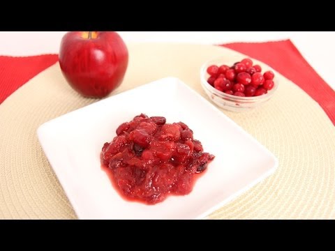 Cherry Apple Cranberry Sauce Recipe - Laura Vitale - Laura in the Kitchen Episode 668 - UCNbngWUqL2eqRw12yAwcICg